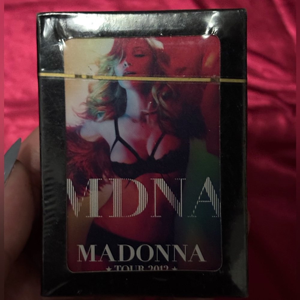Madonna Tour Playing Cards